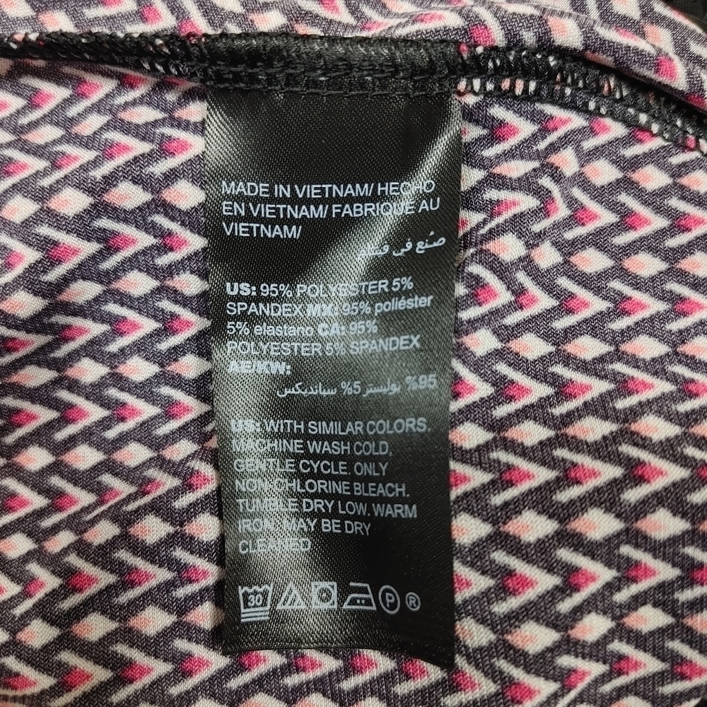 White House Black Market Reversible Floral Print Faux Wrap Dress Size 0 - Picture 10 of 13